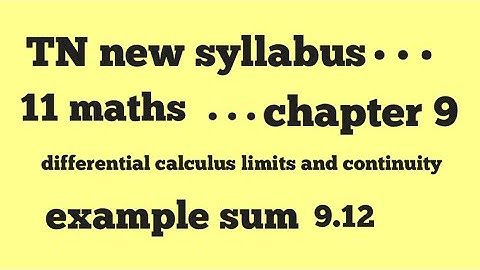 11 maths chapter 9 example 9.12