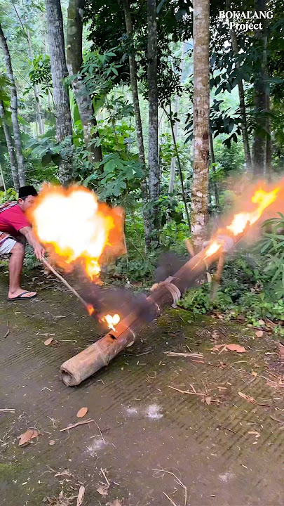 Request for a Bamboo Cannon filled with Carbide.😭 #bolang #adventure #ramadan #nostalgia