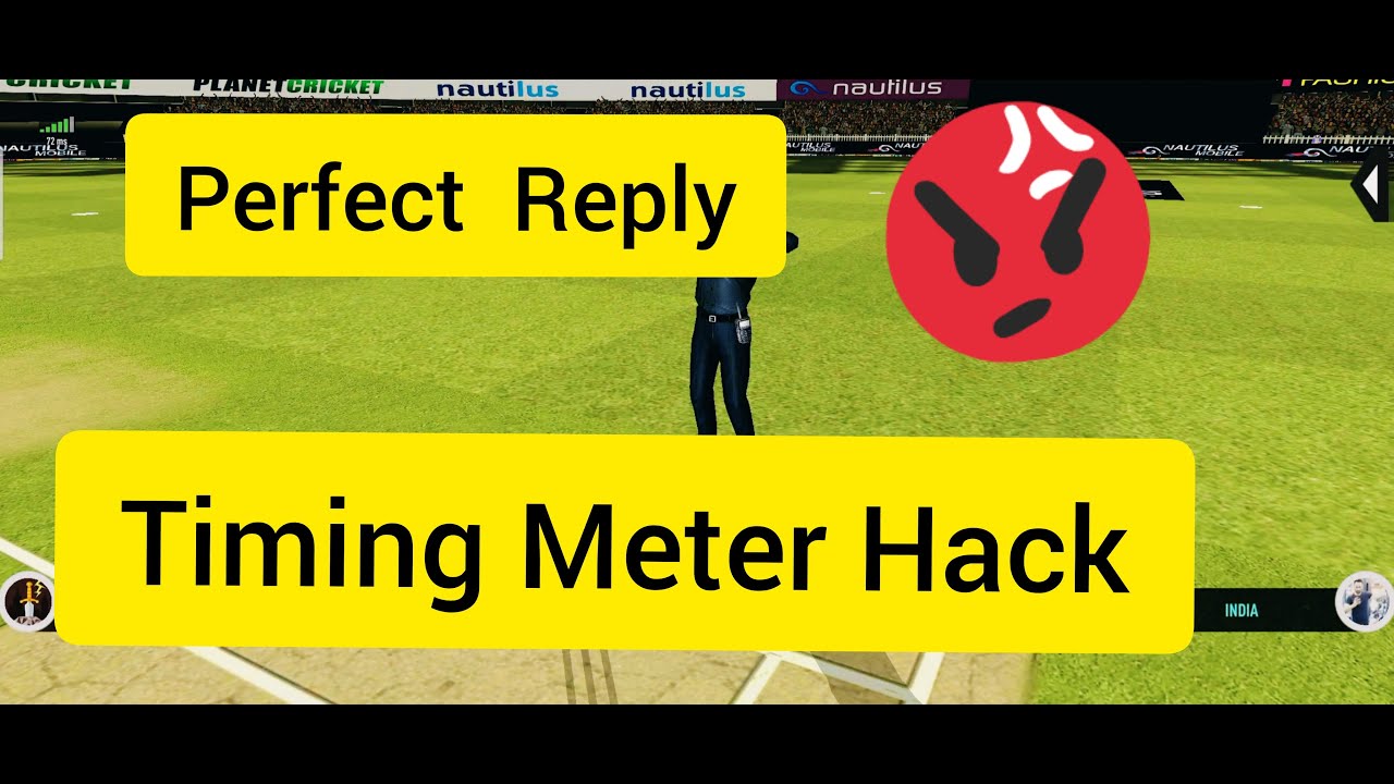 A Sweet Lesson to timing Meter hack in Real cricket 20 | Rc 20 Needs to ...