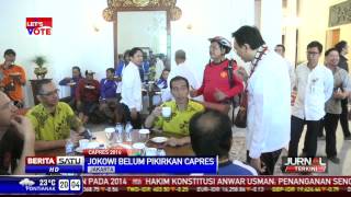 Jokowi Nyanyikan Lagu Rhoma Irama Saat Ditanya Soal Capres
