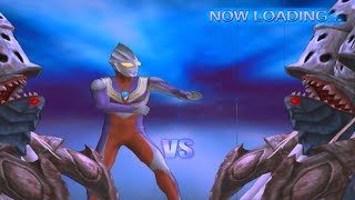 TAG TEAM ULTRAMAN TIGA & GATANOZOA / GATANOTHOR - ULTRAMAN FIGHTING EVOLUTION 3