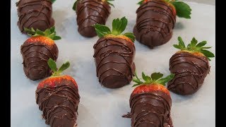 How To Make Chocolate Covered Strawberries EASY! | Frenchies Bakery
