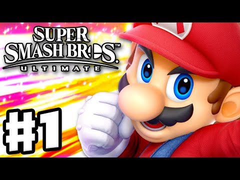 Super Smash Bros Ultimate – Gameplay Walkthrough Part 1 – Mario! Spirits & Classic (Nintendo Switch)