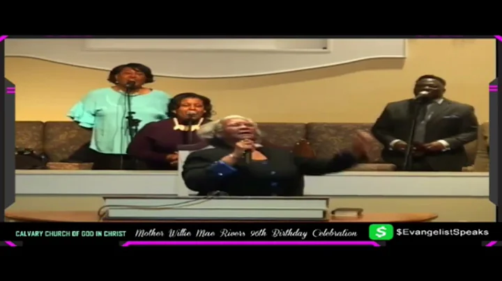 Mother Romanetha Stallworth sings "Holy Spirit Rai...