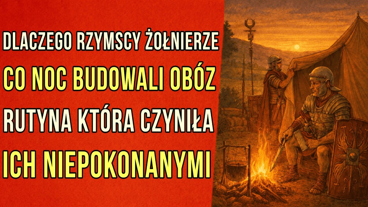 Dlaczego rzymscy żołnierze co noc budowali obóz: rutyna, która czyniła ich niepokonanymi