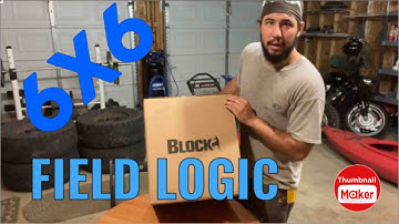 Field Logic 6x6 block archery target unboxing!!!!!