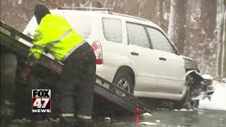 Wintry weather leads to slick roads, freeway crashes Guide