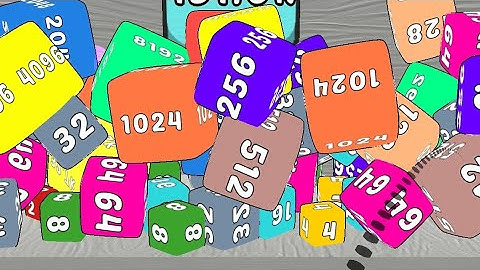 IMPOSSIBLE MERGE GAME #2248 #2048 #drop #blocks #smartpuzzles #subscribe #shorts