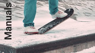 Learning Manuals on a Snowskate