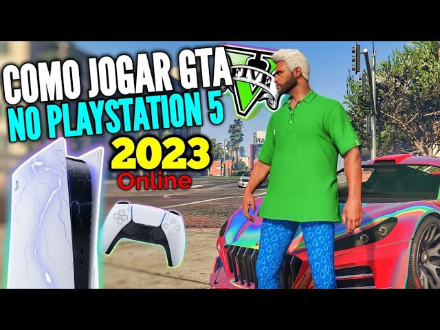 COMO JOGAR O GTA 5 ONLINE NO PS5 EM 2023 