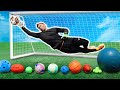 Can a goalkeeper save any type of ball