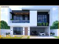 House Design | Modern House 2 Storey | 12m x 14m with 4 Bedrooms