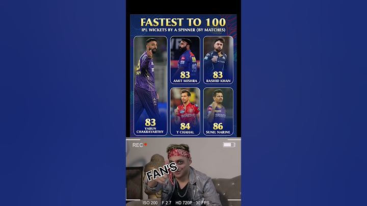 KKR’s mystery spinner Varun Chakravarthy becomes the joint-fastest spinner to reach 100 IPL wickets.