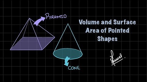 How to find the Volume and Surface Area of a Cone and a Pyramid | O Level Math IGCSE