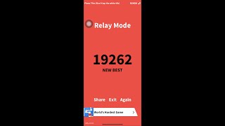 Piano Tiles Relay Mode (10'') World Record 19,262 points (FULL VIDEO) screenshot 2