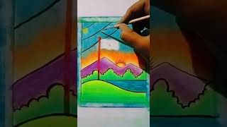 Easy independence day drawing #soft pastels colour #youtube shorts #Shorts screenshot 4