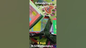 Nalanda Open University pg mathematics Book #nalandauniversity #pg #msc #nou