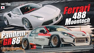 บุกสำนัก Moontech ชม Panden GR86 กับ Ferrari 488 GTB