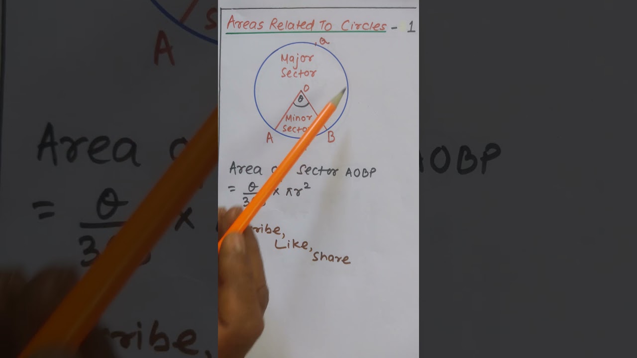 AREA OF MINOR SECTOR