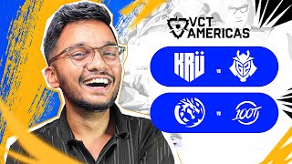 VCT Americas Stage 1 Playoffs!  | KRU vs G2 | LEV vs 100T #vctwatchparty