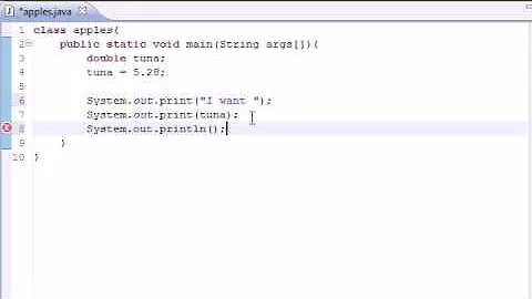 Java Programming Tutorial - 5 - Variables