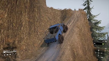 Console Mods | THE110 - Short "Test" Drive on TnB Trails Mod Map | SnowRunner