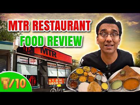 Eating at the World-Famous Indian Restaurant MTR in Seattle - Dr Pal's Food Review VLOG
