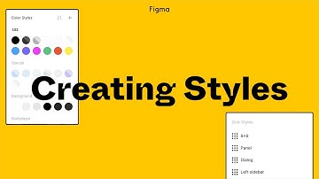 Figma Tutorial: Creating Styles
