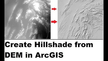 Create Hillshade from DEM in ArcGIS