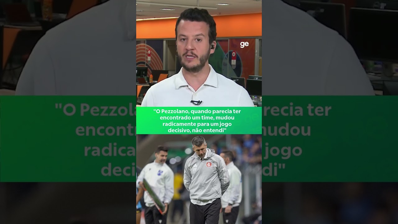PEZZOLANO ERROU NAS MUDANÇAS DE ESQUEMA DO INTERNACIONAL? | #shorts | ge.globo