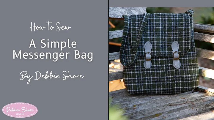 How to sew a simple messenger style bag by Debbie ...