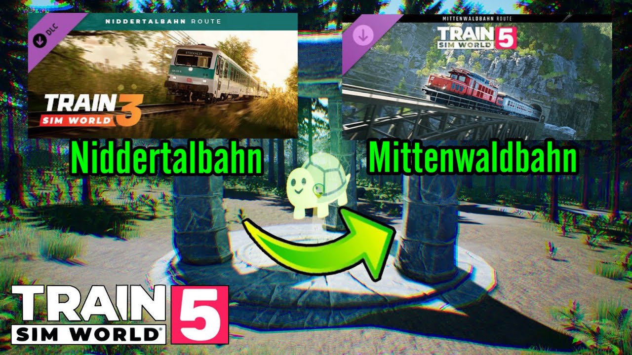 Mit dem Route-Hopping von der Mittenwaldbahn auf die Niddertalbahn! | Secret | Train Sim World 5