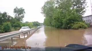 Созополь наводнение 16.07.2014 / Flooding in Sozopol Bulgaria 16.07.2014(После грозы и проливных дождей с 15 на 16 июля дорога на въезде в Созополь в районе комплекса Лагуна Бийч была..., 2015-03-27T23:39:20.000Z)