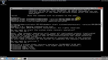 Restore Active Directory from System State Backup