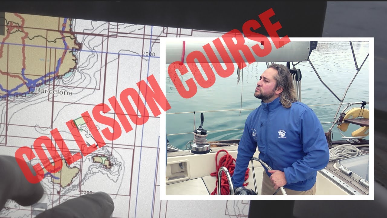 SAILING ON A COLLISION COURSE TO BARCELONA | Nail-biting and Freezing Night Watch!