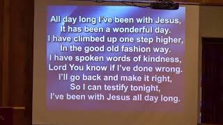 Video thumbnail of "All Day Long I've Been With Jesus"