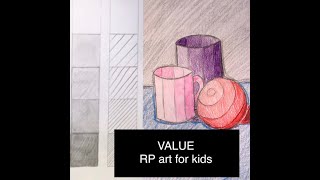 Value Art Lesson for Kids