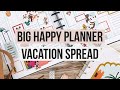 Plan With Me | Big Happy Planner | Disney World Vacation & Birthday Spread! | September 20-26, 2021