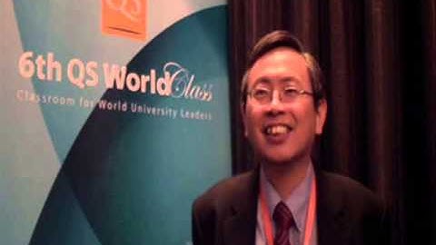 Prof Ewe Hong Tat at 6th QS WorldClass