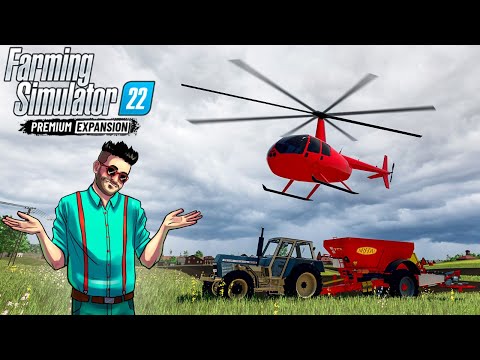 Видео: КУПИЛИ ВЕРТОЛЕТ И УЛЕТЕЛИ ЗА КАРТУ :D УГАР И БАГИ В FARMING SIMULATOR 22