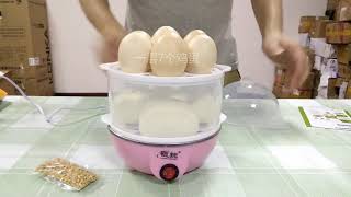 Multifunctional Mini Double-Layer Egg Cooker