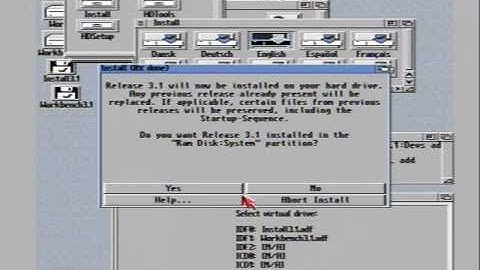 The Amiga911 boot disk Part 4: Installing Workbench + BetterWB directly from ADF image files.
