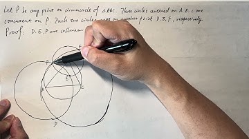 Olympiad Geometry Simson Line Theorem Example 2