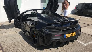 FIRST McLaren 600LT Spider in Europe - COLD START UPS And Drive Off!