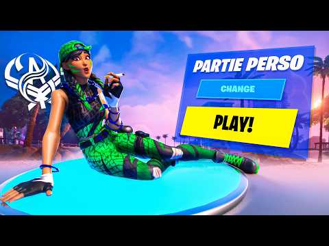 ⚪⚫ FORTNITE PARTIE PERSO AVEC VOUS  ET MON PETIT FRÈRE @ELJuGaOfficiel  ⚫⚪