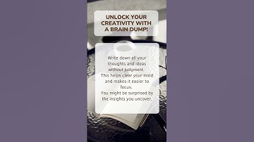 #lifehacks5  Unlock your creativity with a brain dump! 🧠