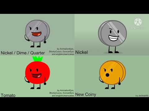 (REUPLOAD) BFDI Auditions Quadparison #1
