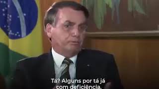 Em entrevista a Ratinho (SBT),Jair Bolsonaro mostra desprezo vítimas do corona vírus