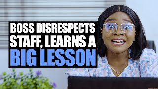 Boss Disrespects Staff, Learns A Big Lesson | Moci Studios