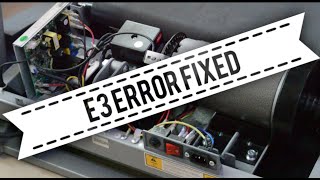 How To Fix/Repair E3 Error in Treadmill